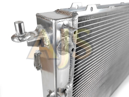 радиатор алюминиевый Kia Sorento, Hyundau Santa Fe 2.4-3.5 09-12 40мм AT AJS фото 4