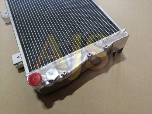 Радиатор алюминиевый ВАЗ 2105-2107 56мм МТ AJS фото 2