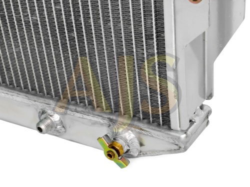 Радиатор алюминиевый MMC Pajero V43 6G72 40мм AT AJS фото 7