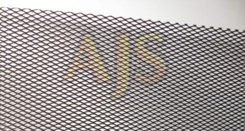 Сетка алюминиевая для бамперов 100х30 черная (мелкая сетка) фото 2