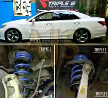 Triple S пружины под занижение Toyota Crown S200