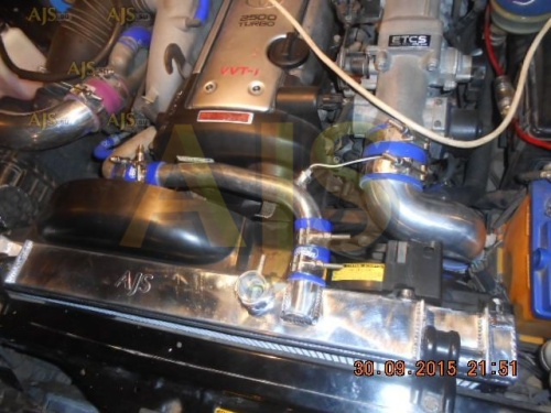 патрубок радиатора Toyota Mark 2 JZX100 алюминиевый фото 6