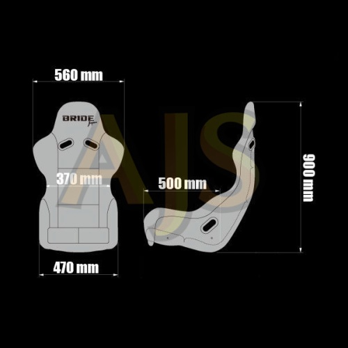 Сиденье спортивное ковш LM Vios стандарт размер - S фото 16