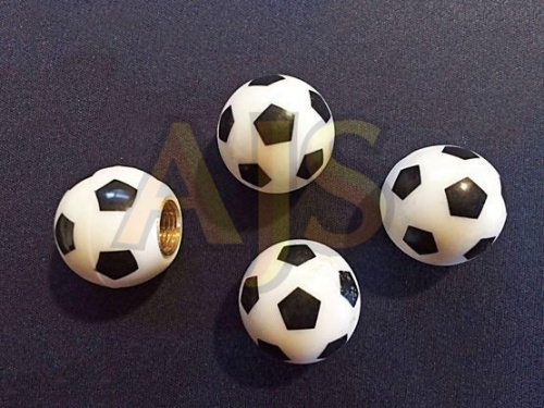 ниппельные колпачки сувенирные *футбольный мяч* (4шт) фото 2