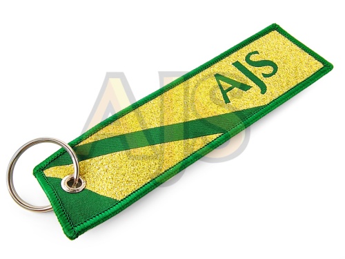 Брелок для ключей с вышивкой AJS фото 8