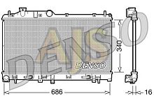 Радиатор двигателя Denso Subaru Legacy BP EJ20 05-09